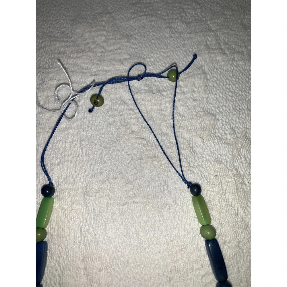 Tagua Nut 3 Necklace Lot‎ ~ Blue Green Red Orange Turquoise Figures
